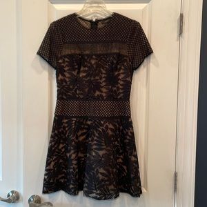Black lace BCBG Max Azria dress